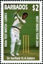 Sir Garfield Sobers batting 