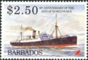 SS Davisian sunk off Barbados, July 10, 1940