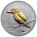 1 Dollar (Kookaburra. Gilt)