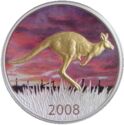 1 Dollar (Medallion - Kangaroo in color)
