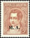 Mariano Moreno (1778-1811) - Overprint - “M.A.”