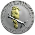 1 Dollar (Kookabarra. Partially gilt)