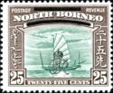 Native boat - overprinted
