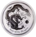 1 Dollar (Year of the Dragon - colored Black (Silver))
