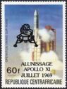The 10th anniversary of Apollo XI - overprint