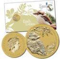 1 Dollar (Bush babies. Australian Kookaburra. Coin & Stamp)