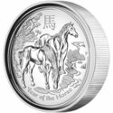 1 Dollar (Year of the Horse - High Relief)