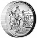 1 Dollar (Australian Kangaroo. High relief)