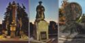 Tambov. Monuments to Vasiliy Agapkin & Ilya Shatrov, V.I.Vernadsky, Admiral F.U…