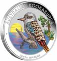 1 Dollar (Australian Kookaburra. World Money Fair Coloured)