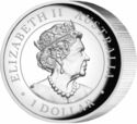 1 Dollar (Australian Wedge-Tailed Eagle. High relief)