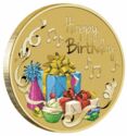 1 Dollar (Happy Birthday. Coin & Stamp)