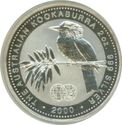 2 Dollars (Kookaburra - Hammered Silver King Edward Penny)