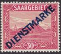Slag-heap, Volklingen - Overprint(B) DIENSTMARKE