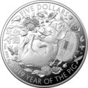 5 Dollars (Year of the Pig)