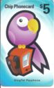 Chip Phonecard - Bird Mascot (Blue)
