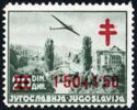 Tourist attractions Yugoslavia, Overprint new value payments