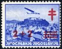 Tourist attractions Yugoslavia, Overprint new value payments
