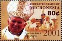 Pope John Paul II visiting Ukraine