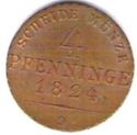 4 Pfennig (1/90 Thaler - D)