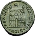 1 Follis (Constantinus - Camp gate)