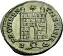 1 Follis (Crispus - Camp gate)