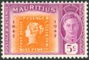 100 years stamps in Mauritius