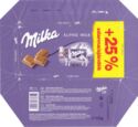 Milka Alpine Milk +25% zdarma/ajándék