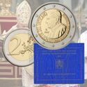 2 Euro (80th year of Pope Benedict XVI)