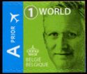 King Philippe Self-adhesive World Left Imperforate