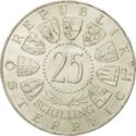 25 Schilling (300th Birth of Prince Eugen)