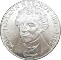100 Schilling (175th Birthday of singer Johann Nestroy)