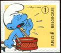 The Smurfs Self-adhesive - Drum Smurf