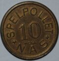 Spelpollet Spielmarke 10 Meka N.A.S.