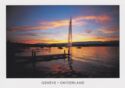 Geneva. The Harbour and Jet d'Eau Fountain