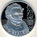 25 Ecu (200th Anniversary Franz Shubert)
