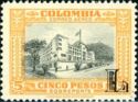 National Library Overprinted