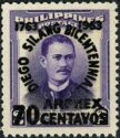 200th Anniversary Diego Silang Black overprint & surcharge