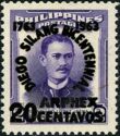 200th Anniversary Diego Silang Black overprint & surcharge