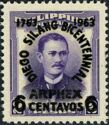 200th Anniversary Diego Silang Black overprint & surcharge