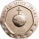 25 Pence (Royal Mint Trial 25 Pence - 7-Sided)