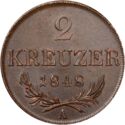 2 Kreuzer (Revolution 1848-1849)