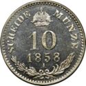 10 Kreuzer (Decimalized, 1857-1892)