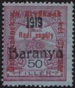 Black overprint: '1919 Baranya'