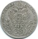 20 Kreuzer (A, E & G - Without lion)
