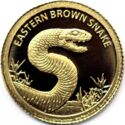 5 Dollars (Eastern Brown Snake - Pseudonaja textilis)