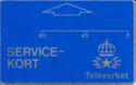Televerket - SERVICE-KORT