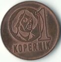 Żeton:-1-Kopernik-(Polska)