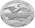 25 Cents / Quarter (Cumberland Island National Seashore. Silver 5 Oz.)