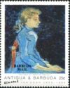 "Adeline Ravoux" - Overprinted